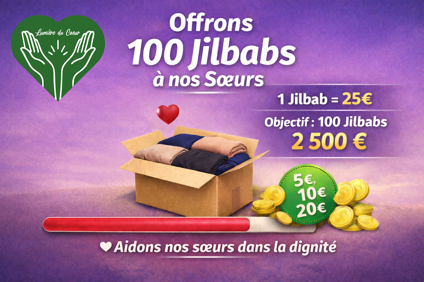 1 Jilbab pour nos soeur de Gaza